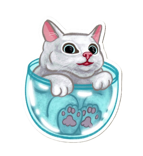 Pot Cat_sticker