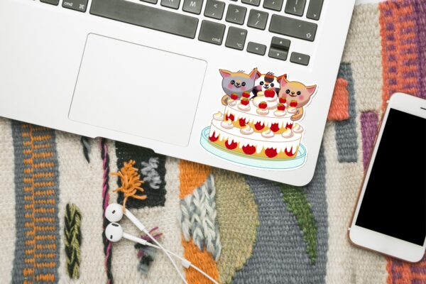 sticker cake day