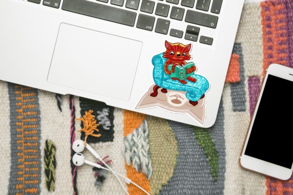 sticker cat fiction