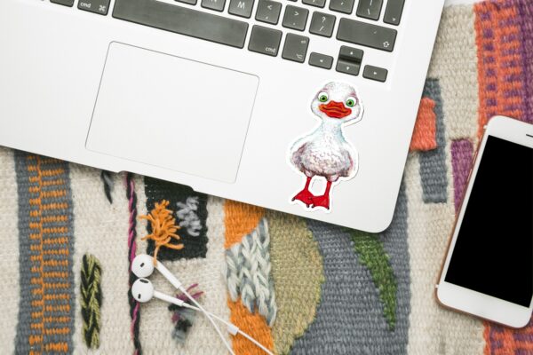 sticker duckling
