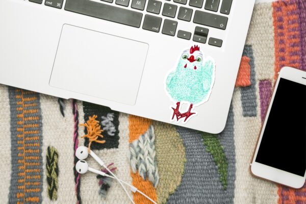 sticker hen