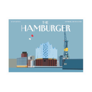 Postcard The Hamburger - Elbphilharmonie by Cityproducts