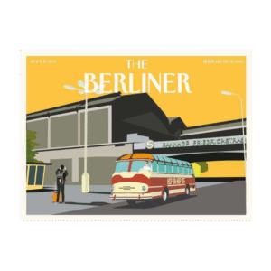 Postcard The Berliner - Bahnhof Friedrichsstraße by Cityproducts