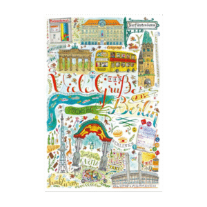 Postcard Viele Grüße aus Berlin by Jiska de Waard