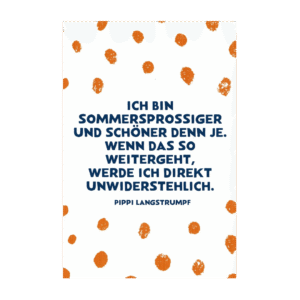 Postcard Pippi Langstrumpf, Ingrid Vang Nyman