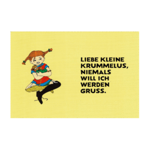 Postcard Pippi Langstrumpf, Ingrid Vang Nyman