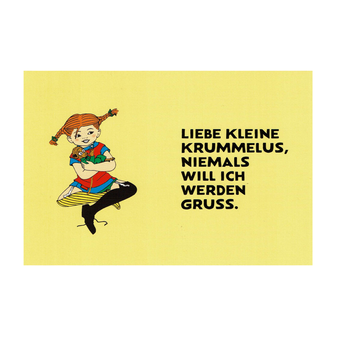 Postcard Pippi Langstrumpf, Ingrid Vang Nyman