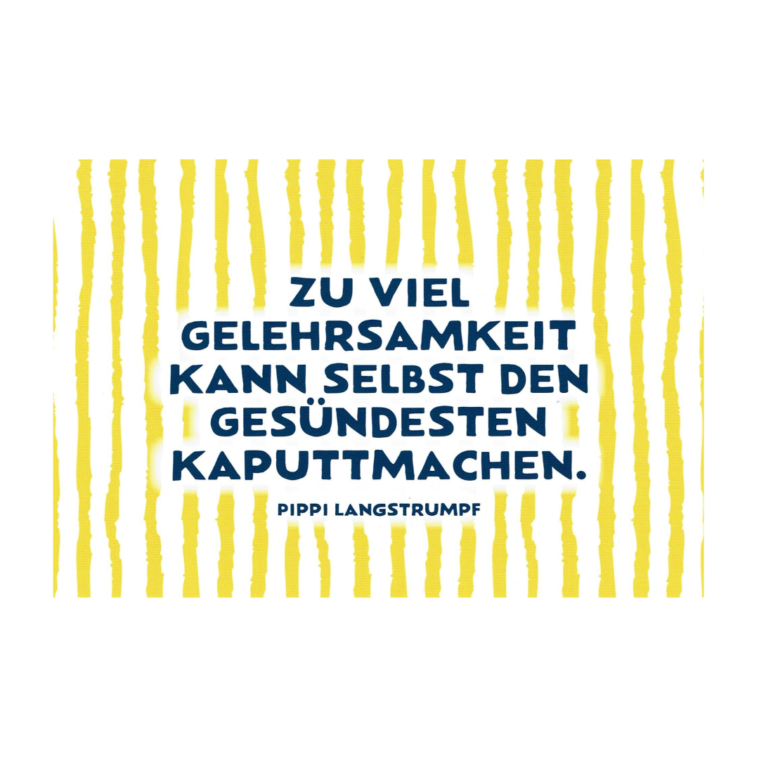 Postcard Pippi Langstrumpf, Ingrid Vang Nyman