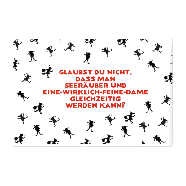 Postcard Pippi Langstrumpf, Ingrid Vang Nyman