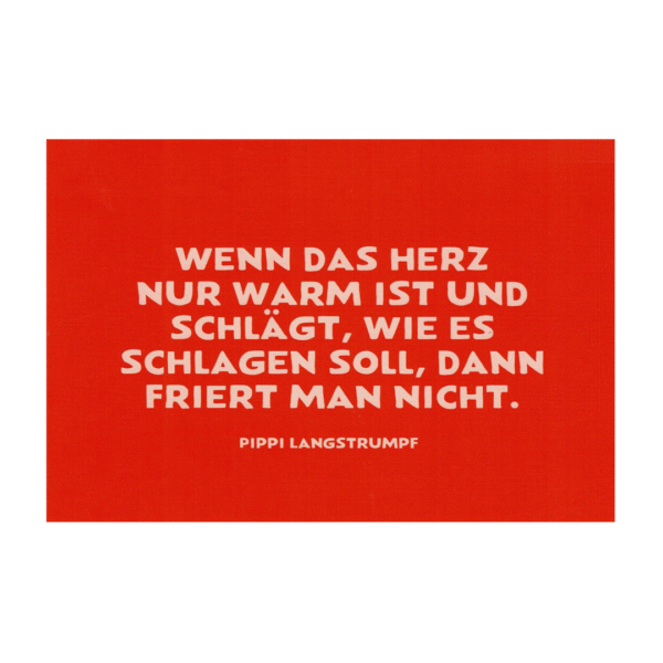 Postcard Pippi Langstrumpf, Ingrid Vang Nyman