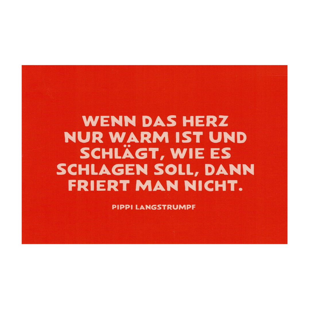 Postcard Pippi Langstrumpf, Ingrid Vang Nyman