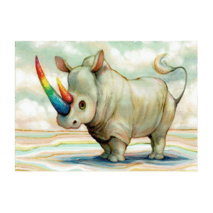 Postcard Albinow Rhinow by Camilla d'Errico