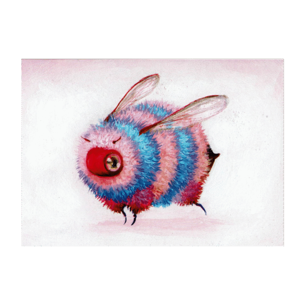 Postcard Cotton Candy Kid by Camilla d'Errico