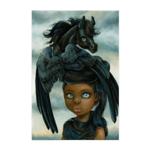 Postcard Light as a Feather by Camilla d'Errico