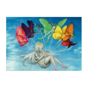 Postcard My Lepidoptera Parade by Camilla d'Errico