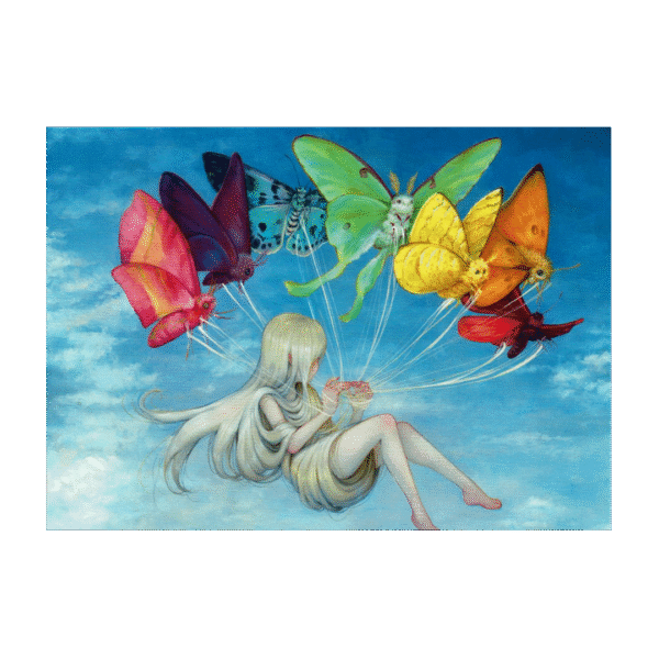 Postcard My Lepidoptera Parade by Camilla d'Errico