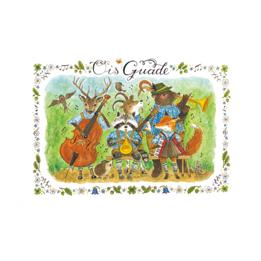 Postcard Ois Guade by Jiska de Waard