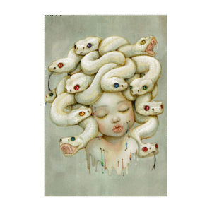 Postcard Reflection of the Fates, Camilla d'Errico