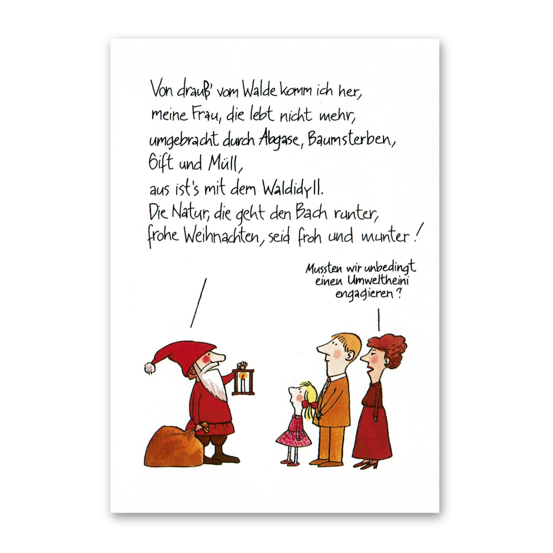 Postcard Froh und Munter, Sven Nordqvist