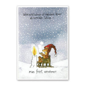 Postcard Weihnachtsschnee, Sven Nordqvist