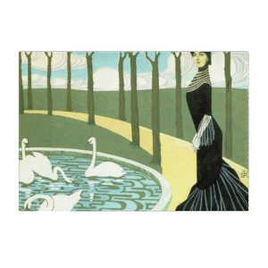 Postcard Leda
