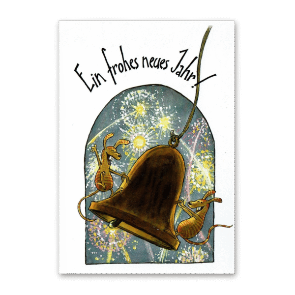 Postcard Frohes Neues, Sven Nordqvist