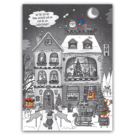 Postcard Wo Hat Sich Die Maus Versteckt, Charis Bartsch