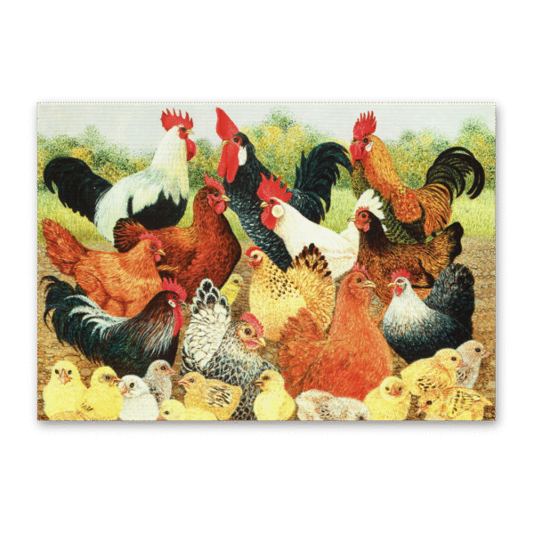 Postcard Hens, Pat Scott