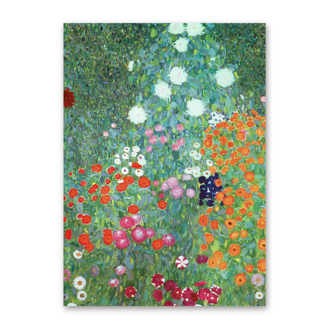 Postcard Blumengarten, Gustav Klimt