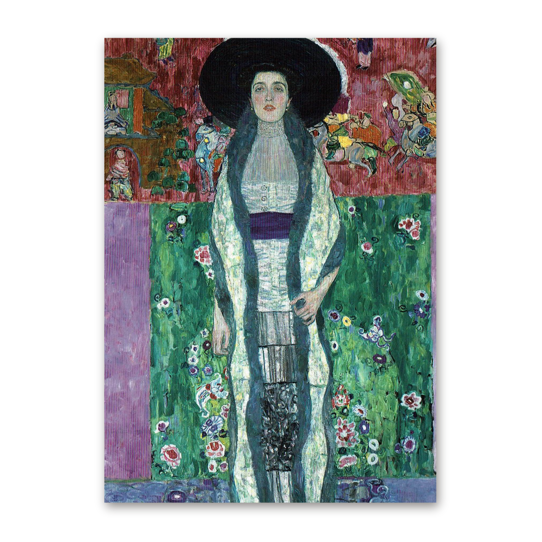 Postcard Adel Bloch-Bauer, Gustav Klimt
