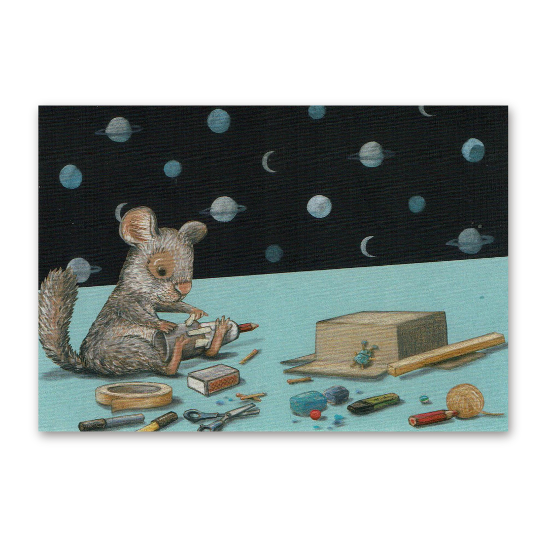 Postcard Kann ich alleine, Kathrin Schärer