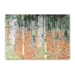 Postcard Birkenwald, Gustav Klimt
