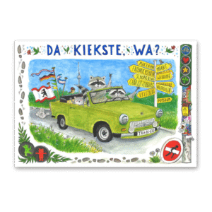 Postcard Da Kiekste Wa, Jiska de Waard