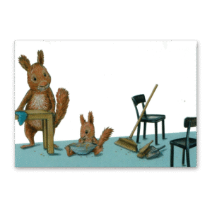 Postcard Kann ich alleine, Kathrin Schärer