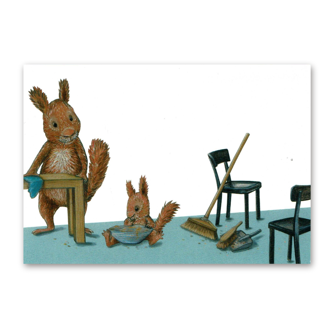 Postcard Kann ich alleine, Kathrin Schärer