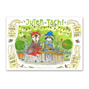 Postcard Juten Tach, Jiska de Waard