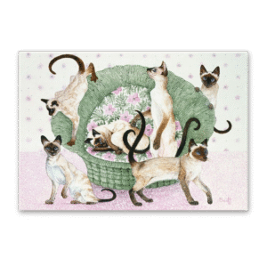 Postcard We are Siamese if you please, Pat Scott