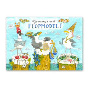 Postcard Germany's Next Flopmodel, Jiska de Waard