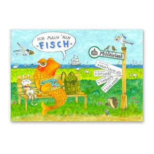 Postcard Ich Mach Nen Fisch, Jiska de Waard