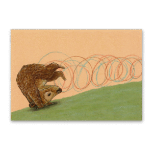 Postcard Kann ich alleine, Kathrin Schärer