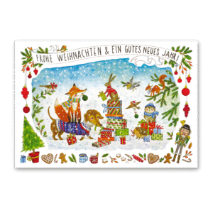 Postcard Gutes Neues Jahr, Jiska de Waard