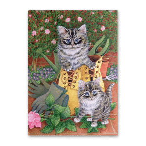 Postcard Garden Helpers, Pat Scott