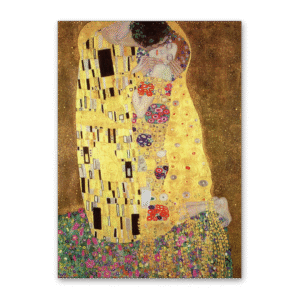 Postcard Der Kuss, Gustav Klimt