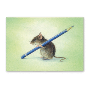 Postcard Mäusepost, Daniela Drescher