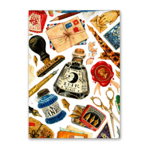 Postcard Antique Stationery, MogCherie