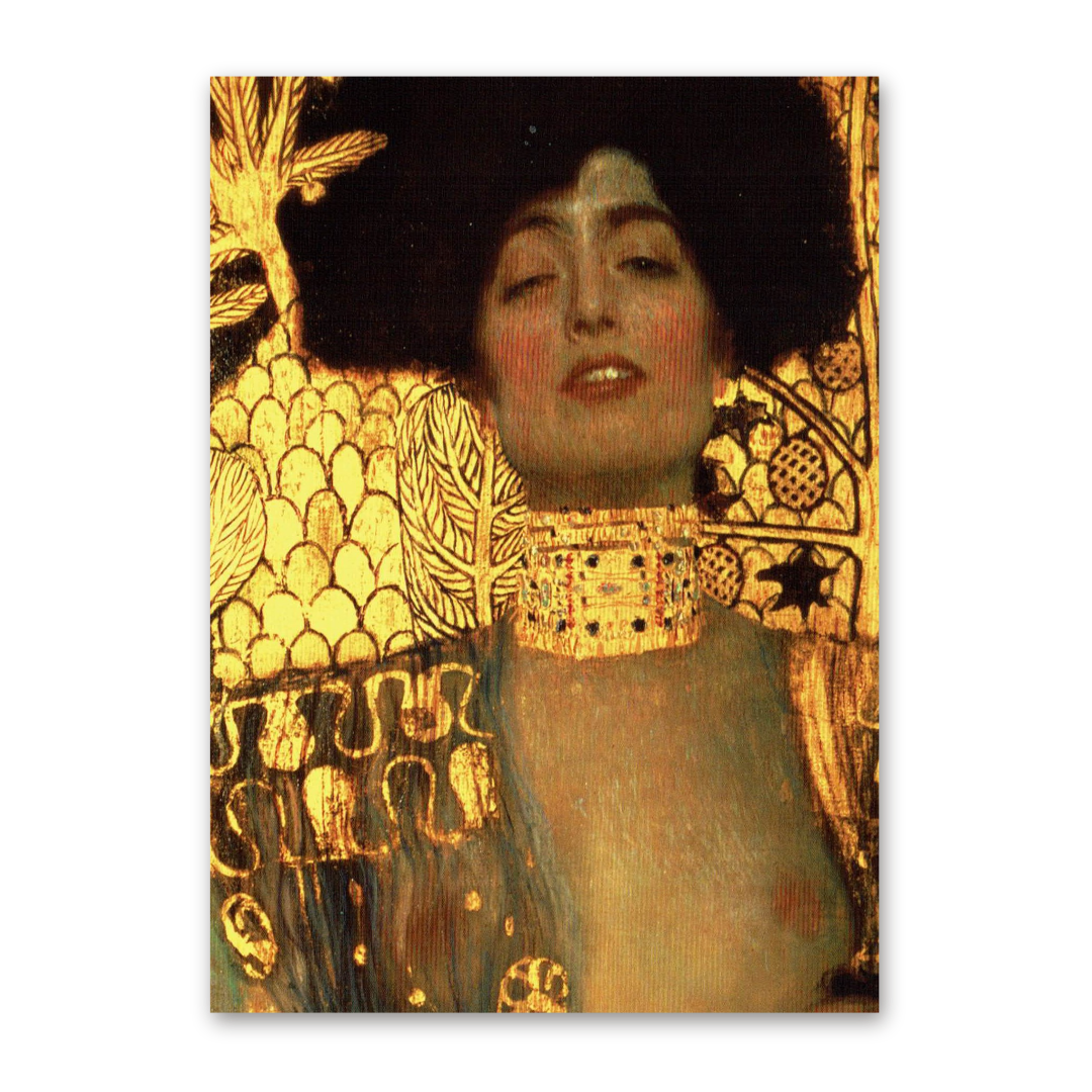 Postcard Die Freundinnen, Gustav Klimt