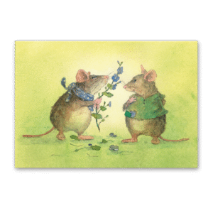 Postcard Mäusepost, Daniela Drescher