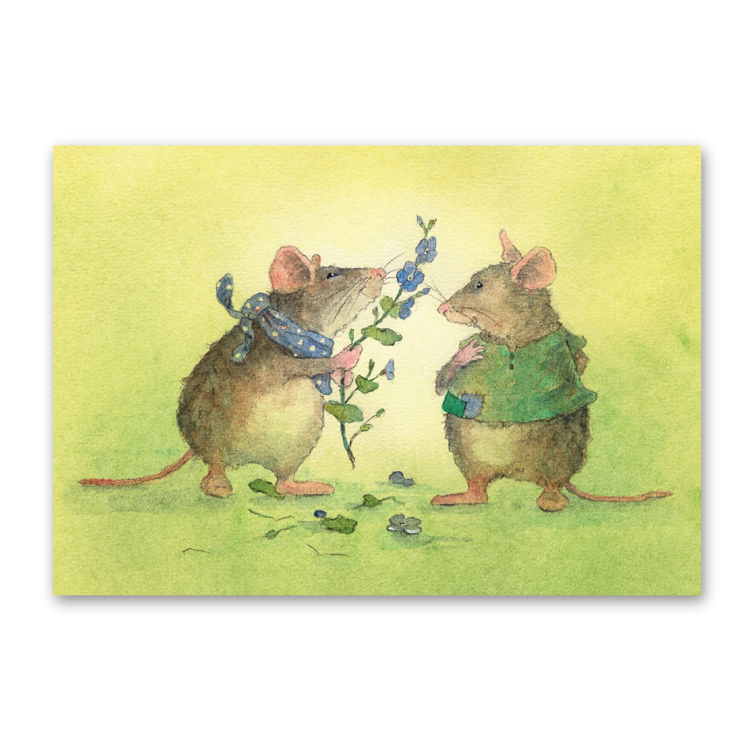 Postcard Mäusepost, Daniela Drescher