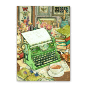 Postcard Cosy Study, MogCherie