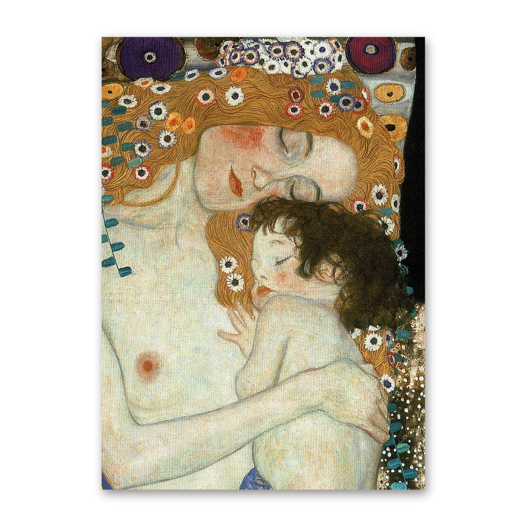 Postcard Die drei Lebensalter der Frau, Gustav Klimt